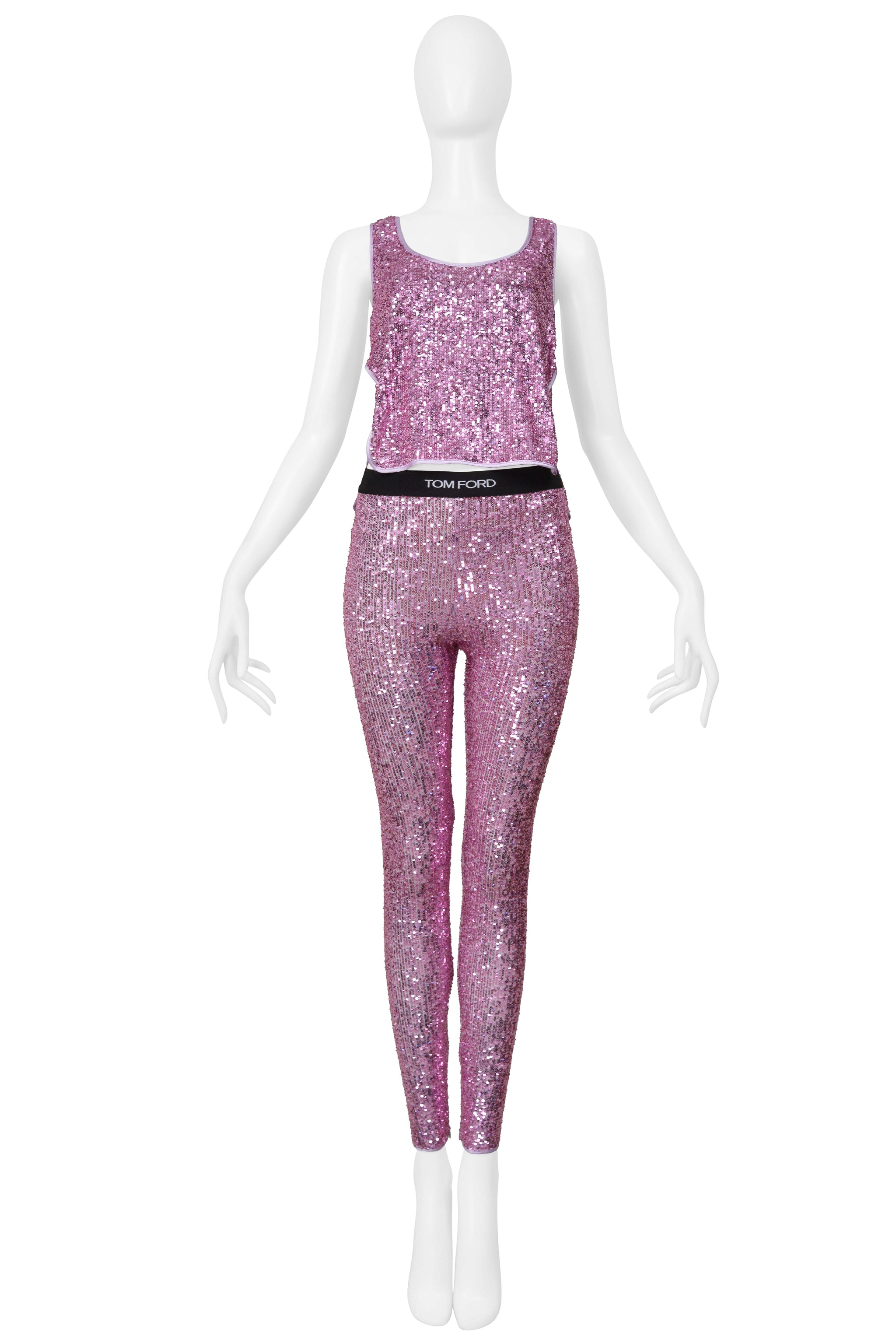 TOM FORD PINK SEQUIN ENSEMBLE 2022