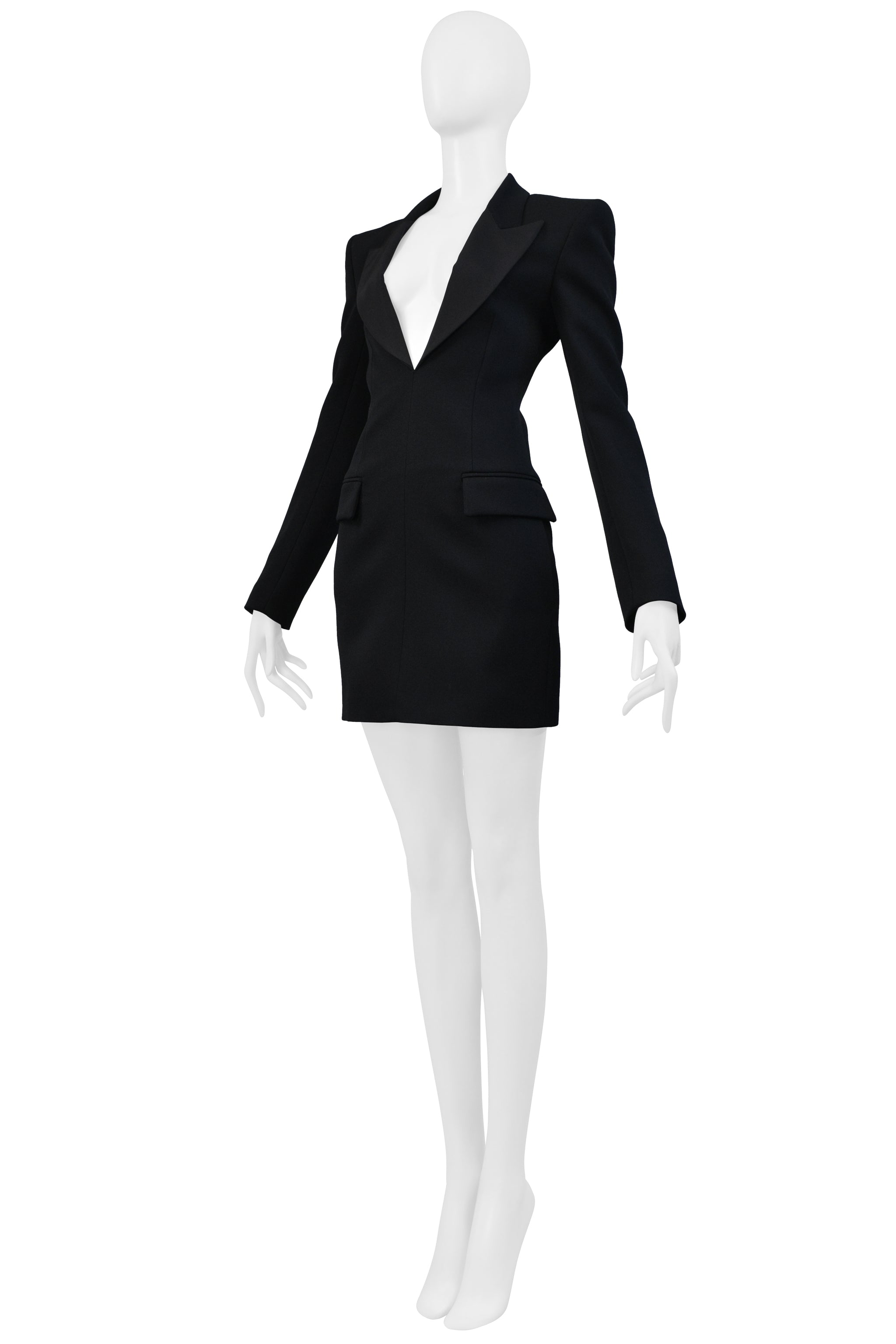 VALENTINO BLACK TUXEDO DRESS