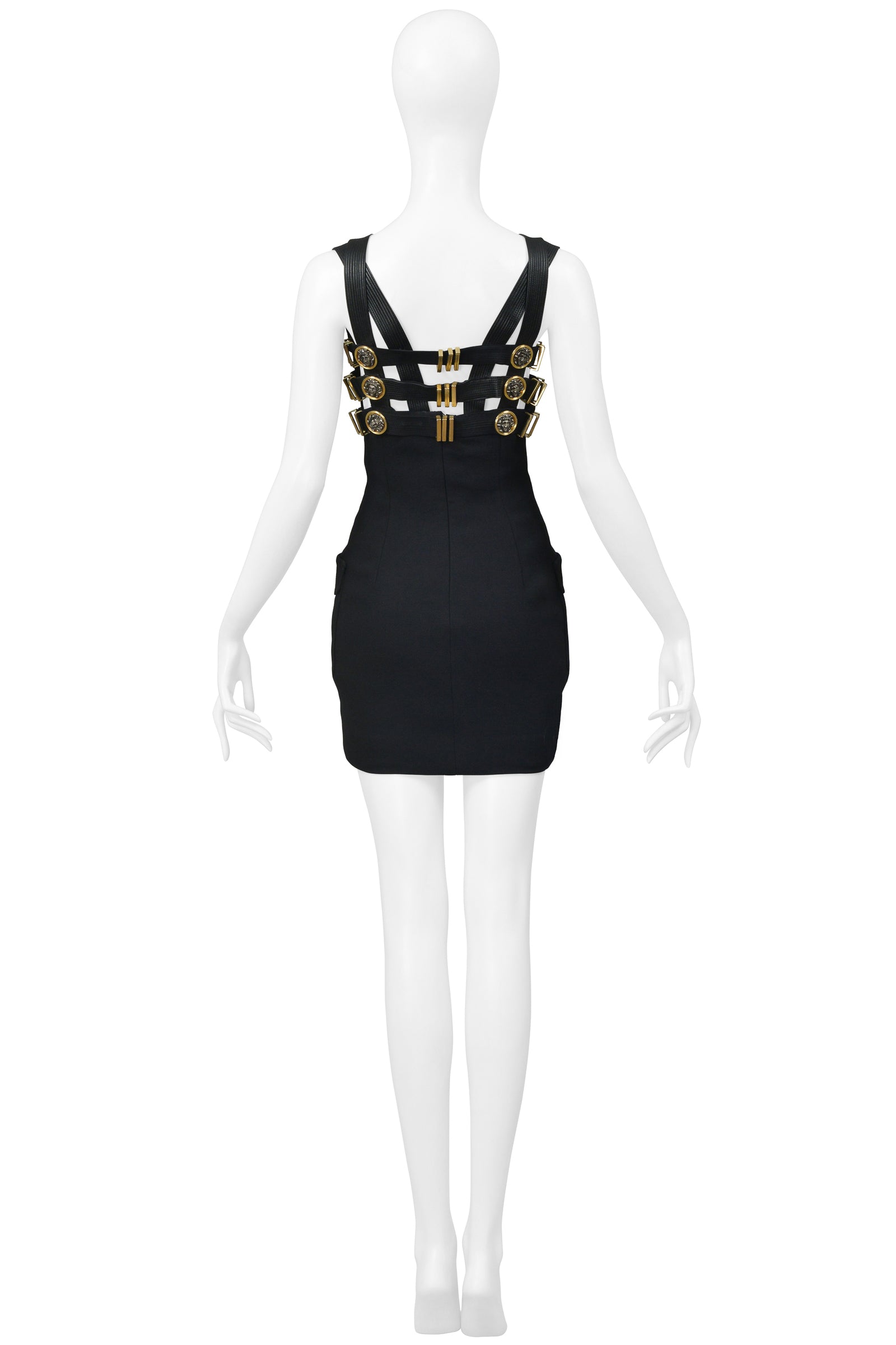 VERSACE1992BLACKMULTISTRAPGOLD