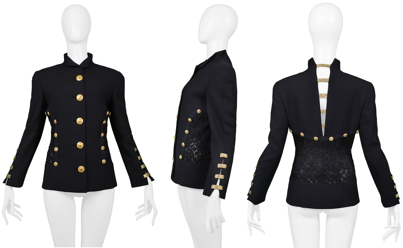 GIANNI VERSACE 濃紺スーツ 90_1019620-