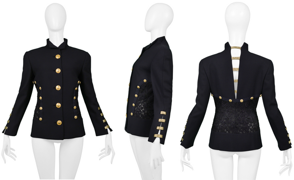 VERSACE JEANS COUTURE: jacket for women - Black | Versace Jeans Couture  jacket E5HZA95925131 online at GIGLIO.COM