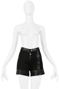 VERSACE COUTURE BLACK SHORTS