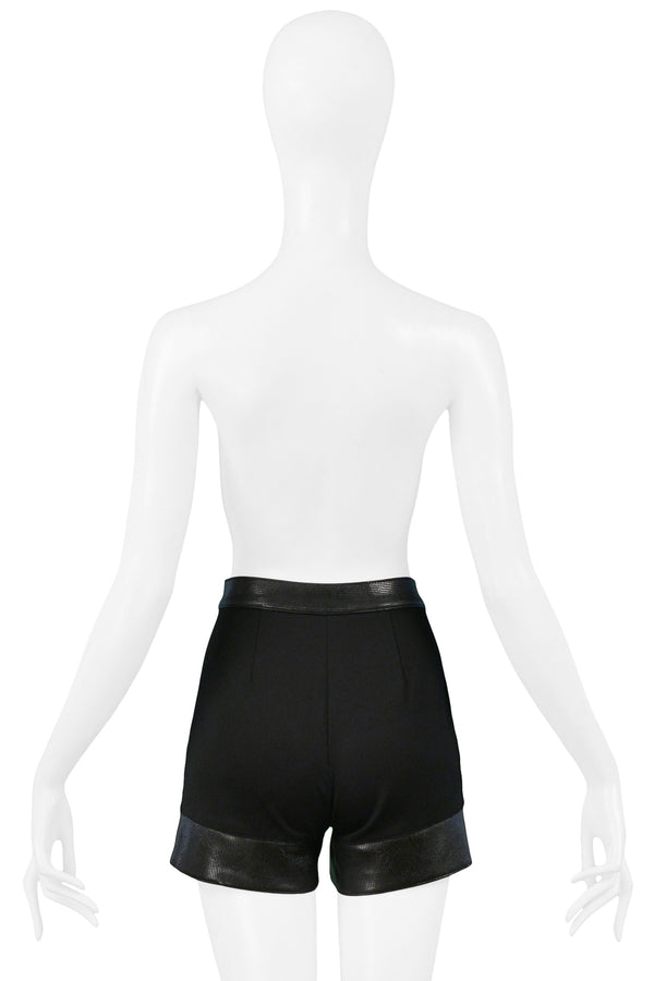 VERSACE COUTURE BLACK SHORTS