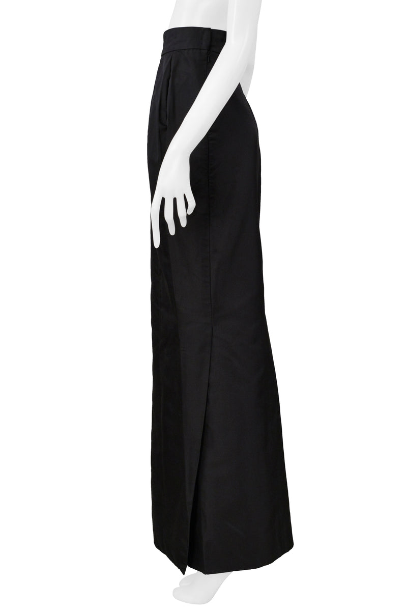 VIVIENNE WESTWOOD 1997 GOLD LABEL COUTURE BLACK SILK EVENING SKIRT
