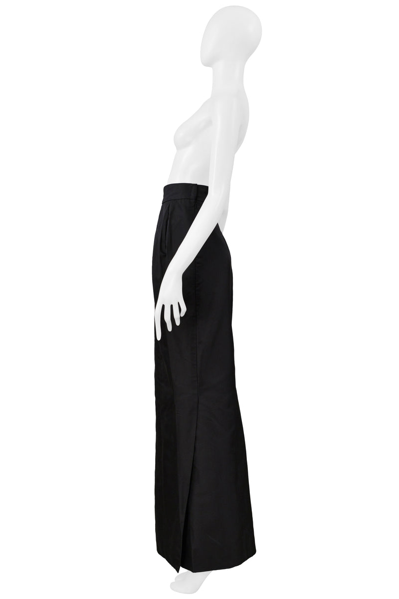 VIVIENNE WESTWOOD 1997 GOLD LABEL COUTURE BLACK SILK EVENING SKIRT
