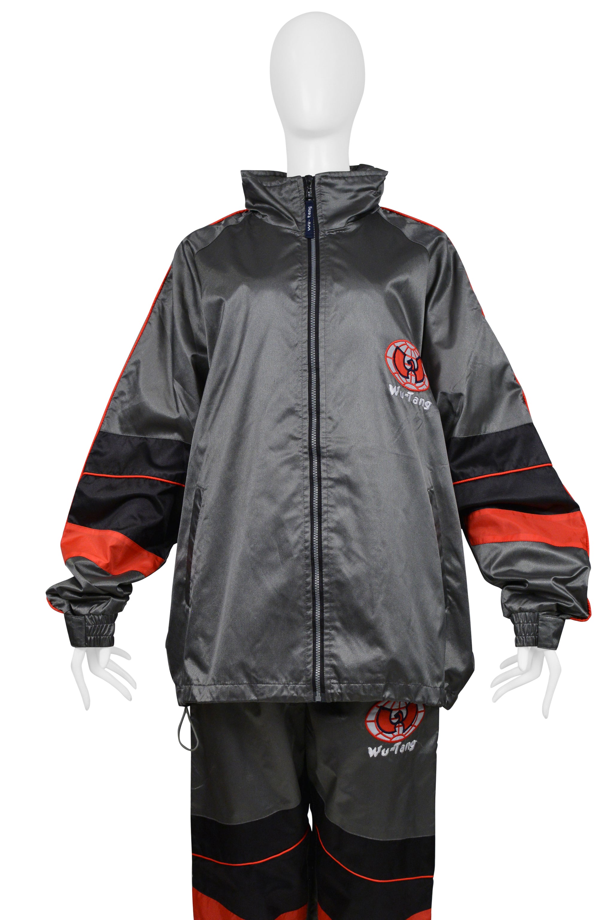 WU-TANG CLAN GREY, RED, & BLACK TRACKSUIT 1996