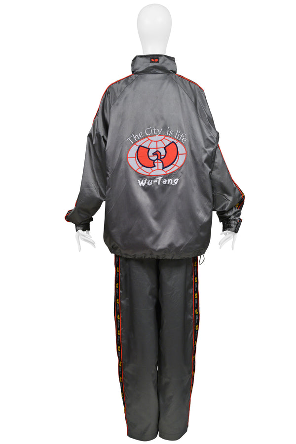 WU-TANG CLAN GREY, RED, & BLACK TRACKSUIT 1996
