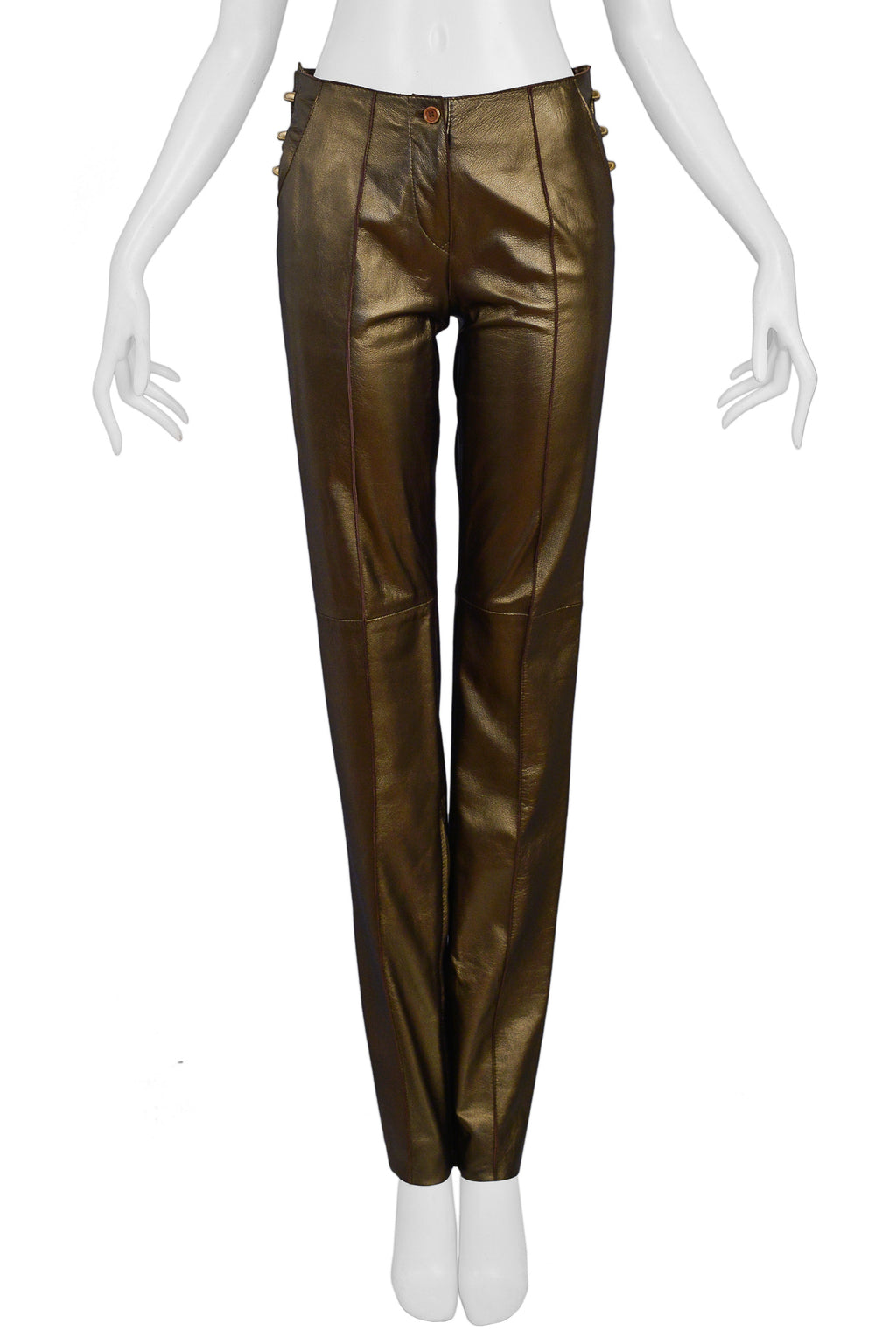 Vintage 80s Gianfranco Ferre Linen Wool Nylon Trousers Pants