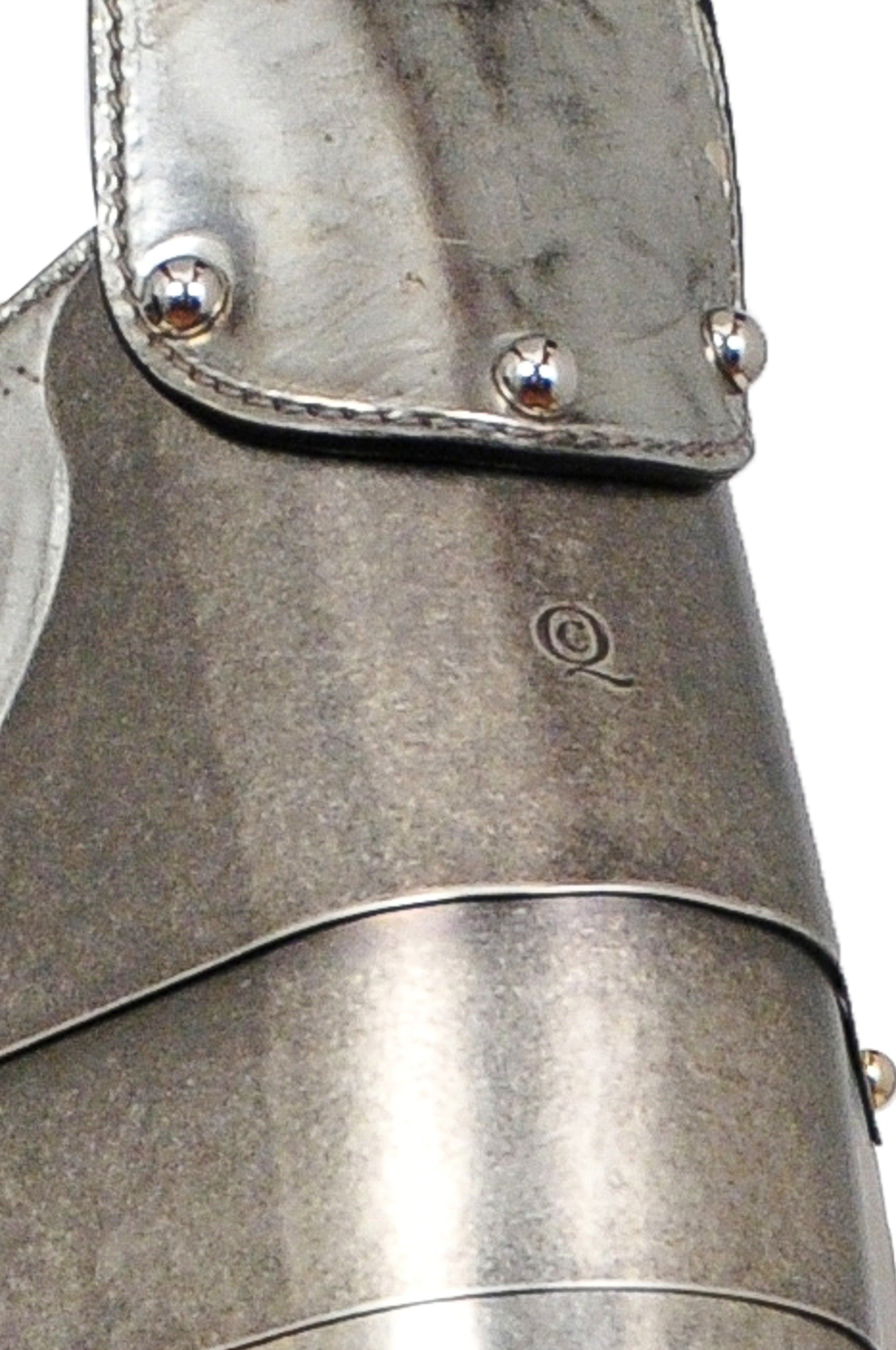 ALEXANDER MCQUEEN RARE LIMITED EDITION SILVER ARMOR BAG 2007