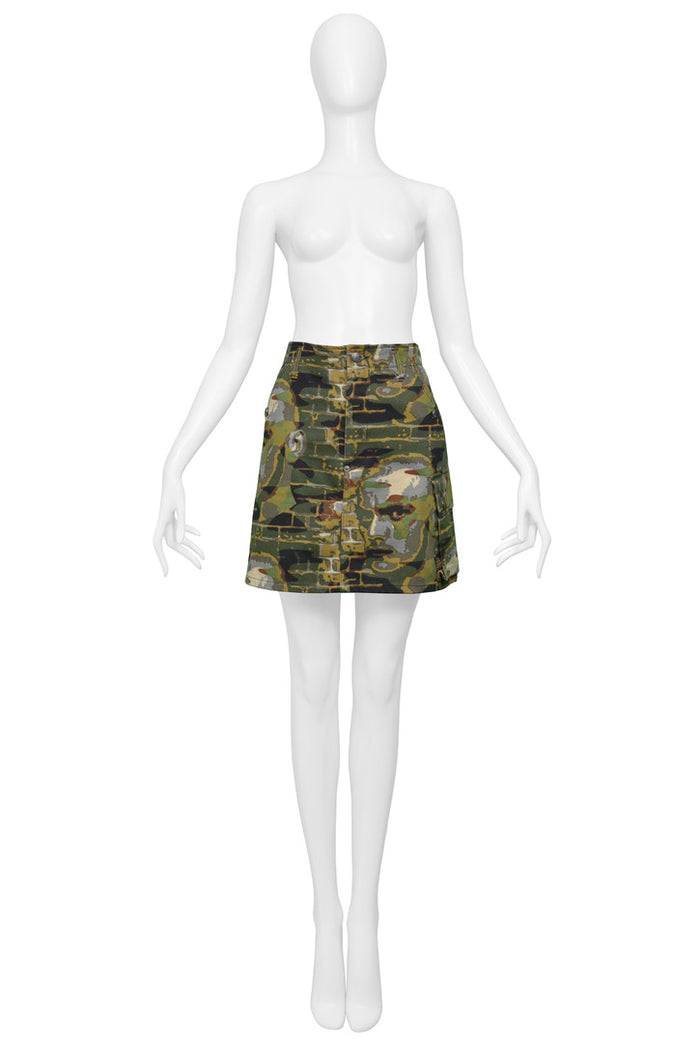 Camouflage skirt 70s best sale