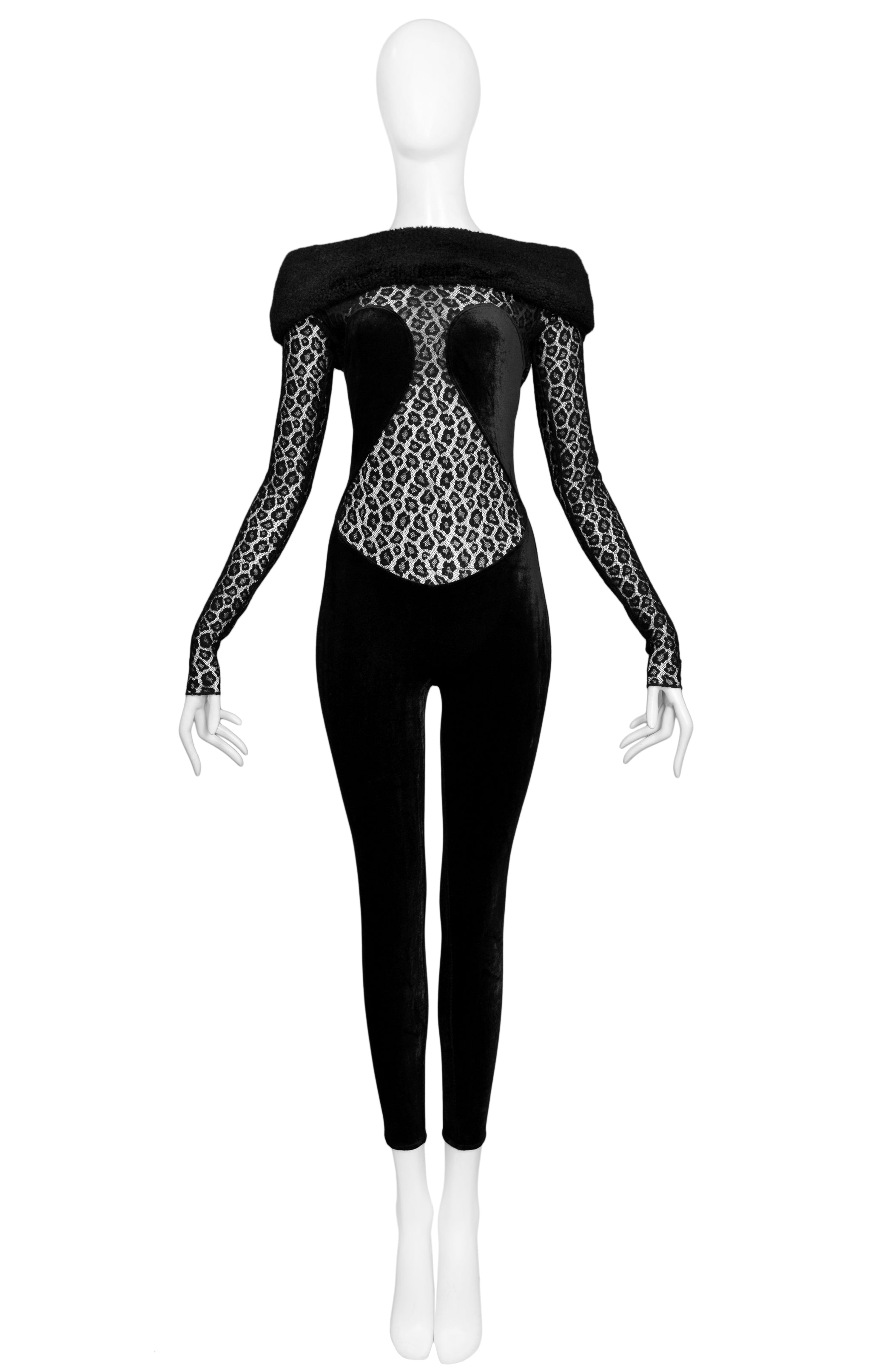 ALAIA LACE CUTOUT ENSEMBLE 1991
