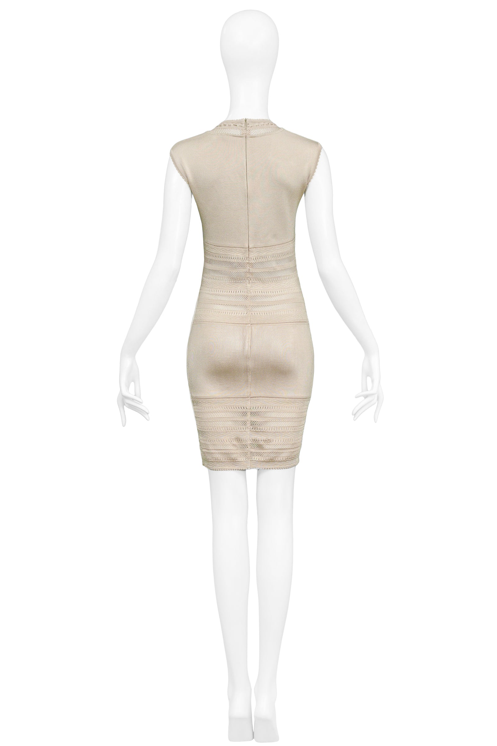 ALAIA_BEIGE_LACE_BODYCON_DRESS