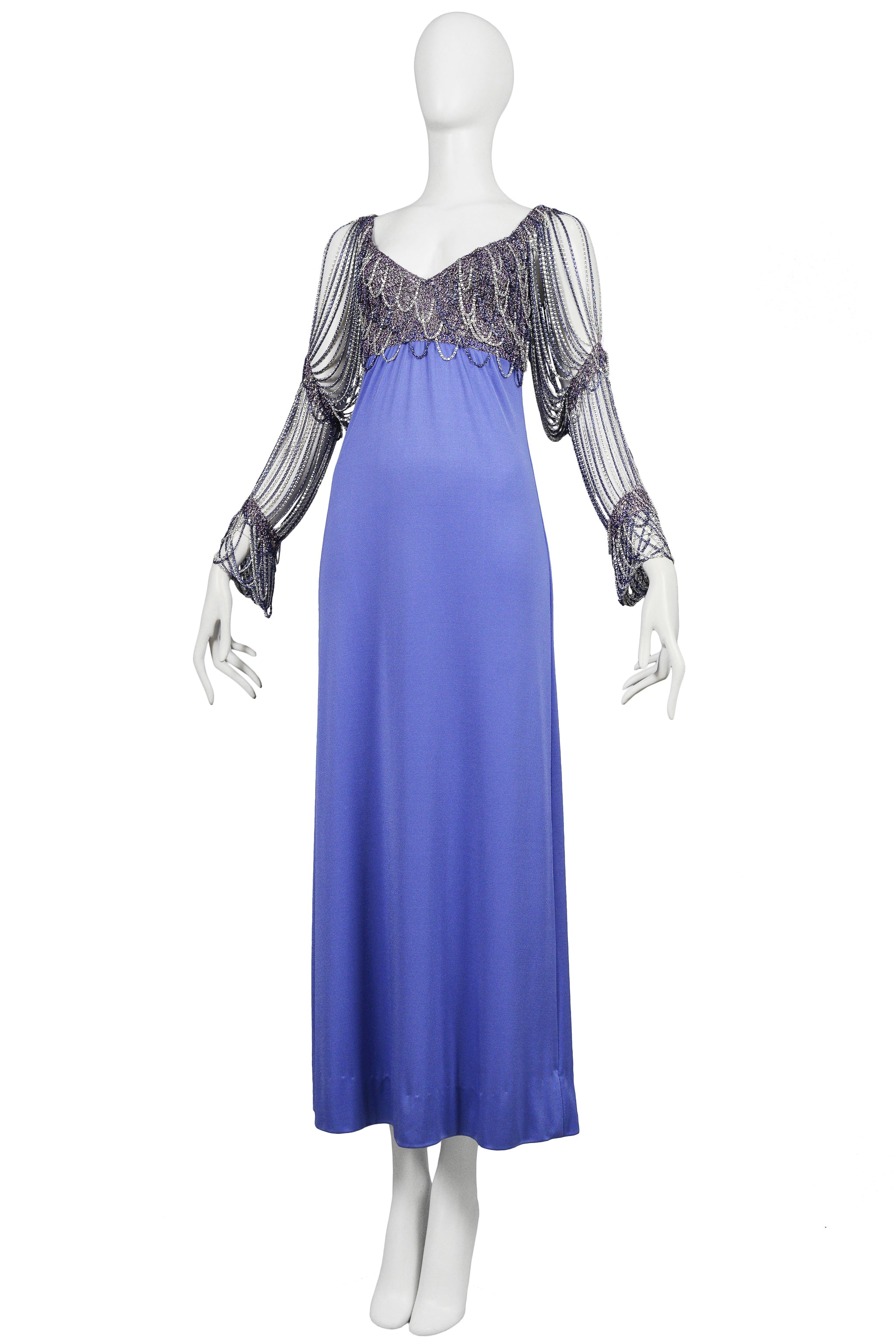AZZARO ICONIC 1970S CHAIN GOWN