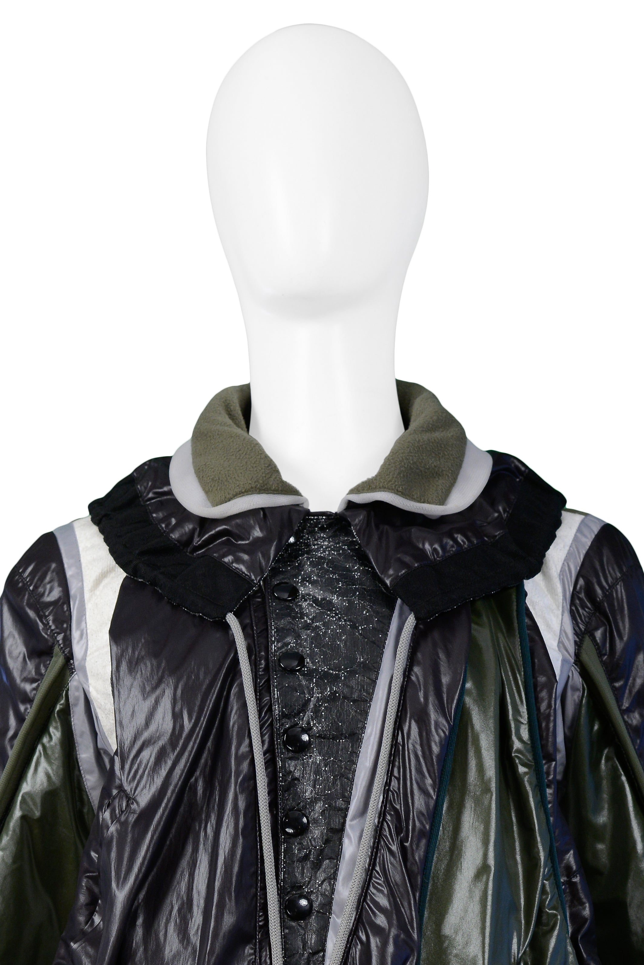 BALENCIAGA ICONIC GREEN PARACHUTE JACKET 2003
