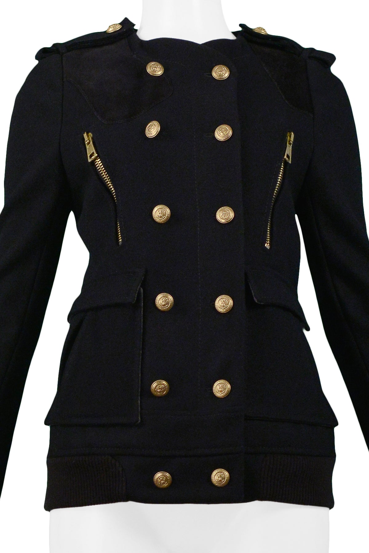 Balenciaga BLACK JACQUARD BEADED EVENING JACKET