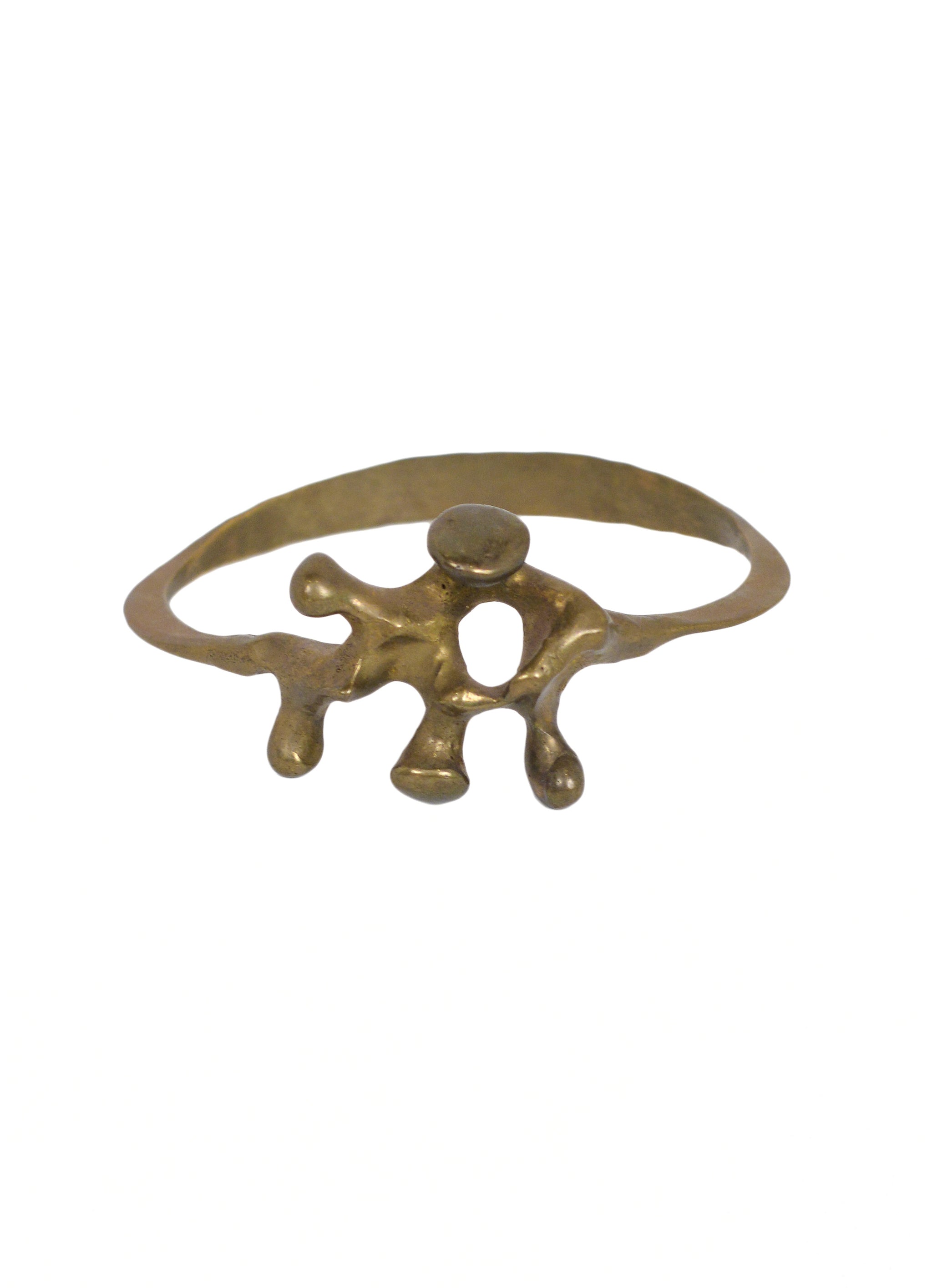 JACK BOYD BRUTALIST BRONZE SINGLE SPORE BRACELET