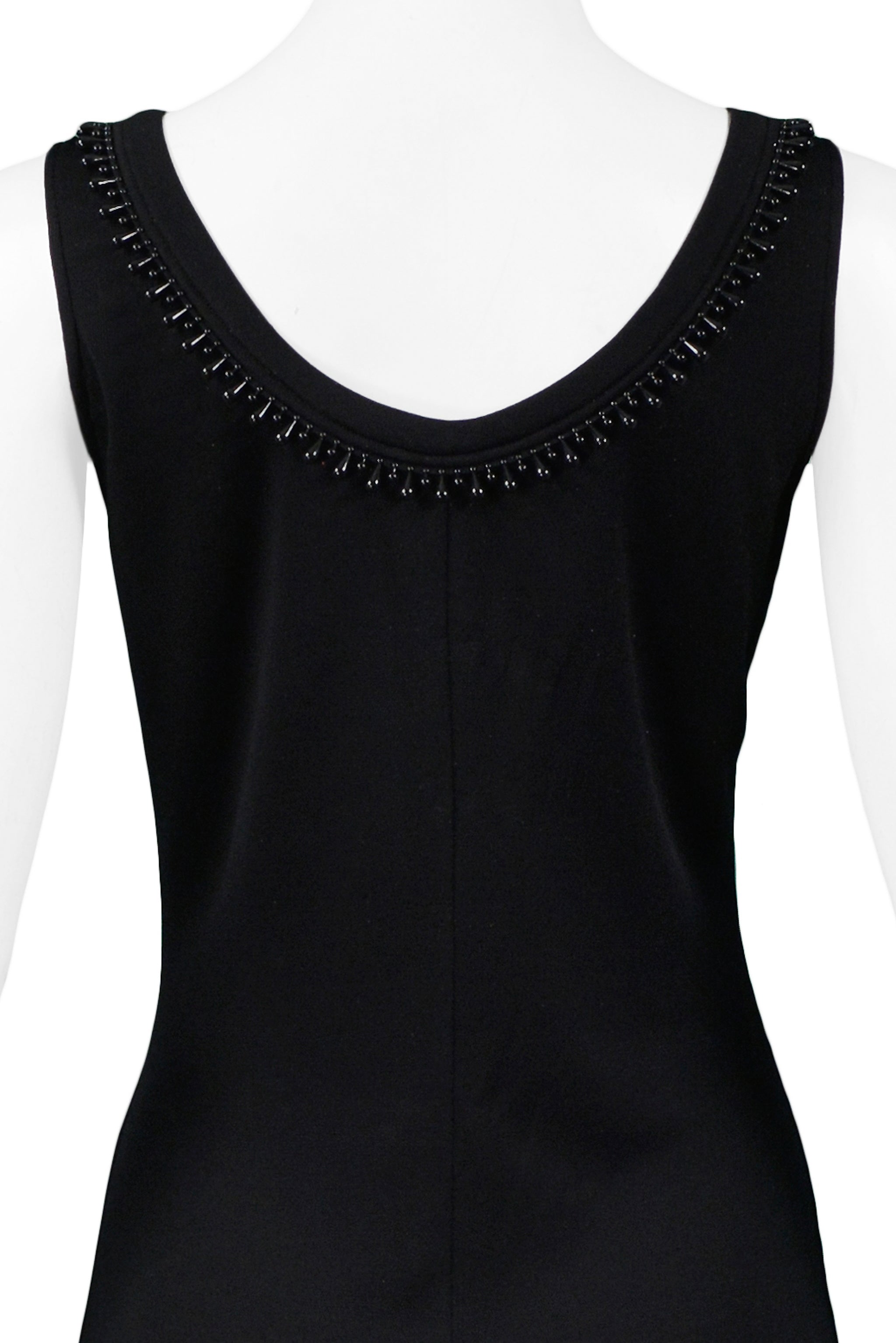 BYBLOS BLACK KNIT BEADED ROMPER 1992