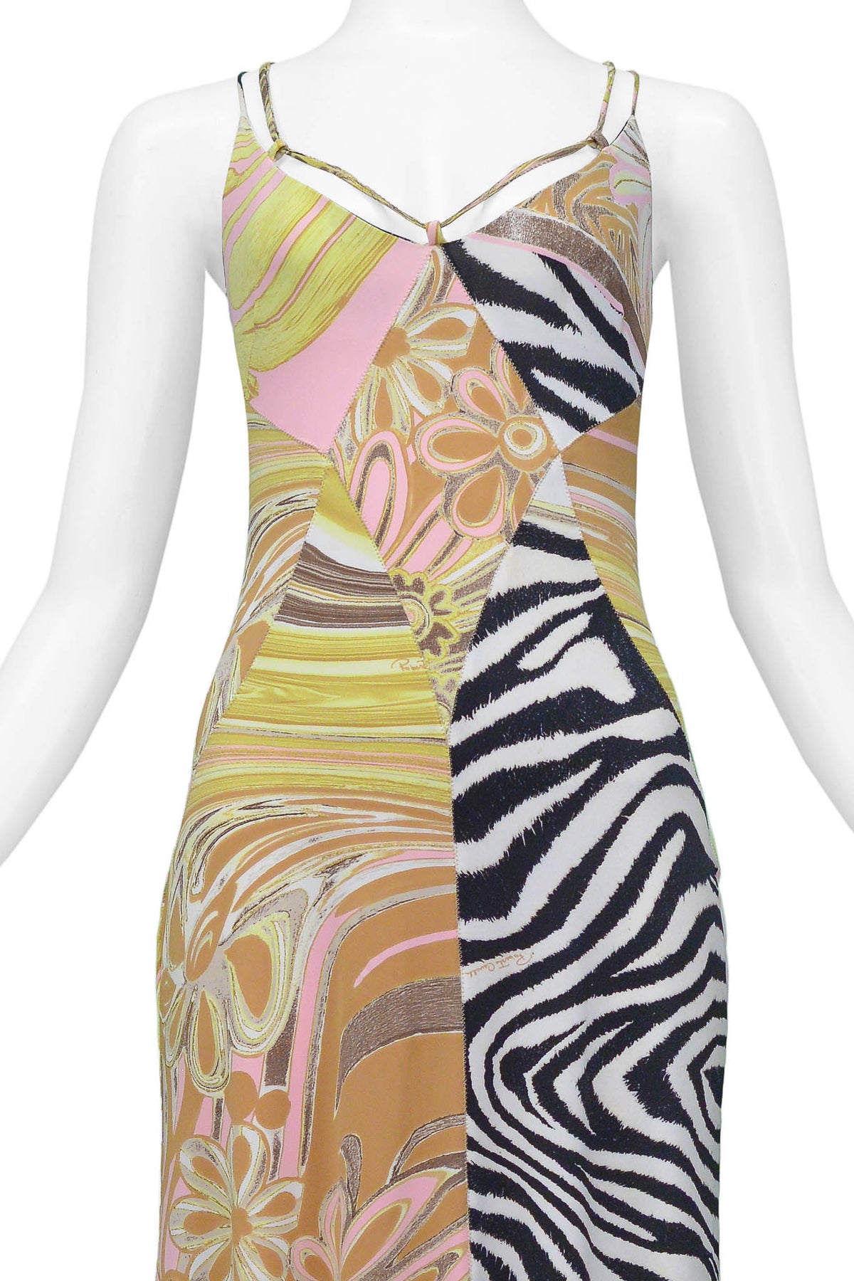 Roberto cavalli zebra dress top