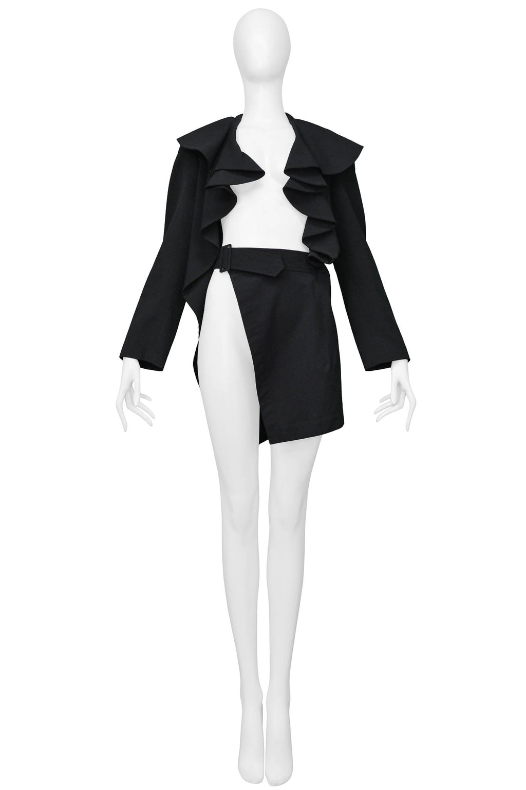 希少 黒入荷！ CARLA ruffle 2way peplum jacket カーラ ジャケット ...