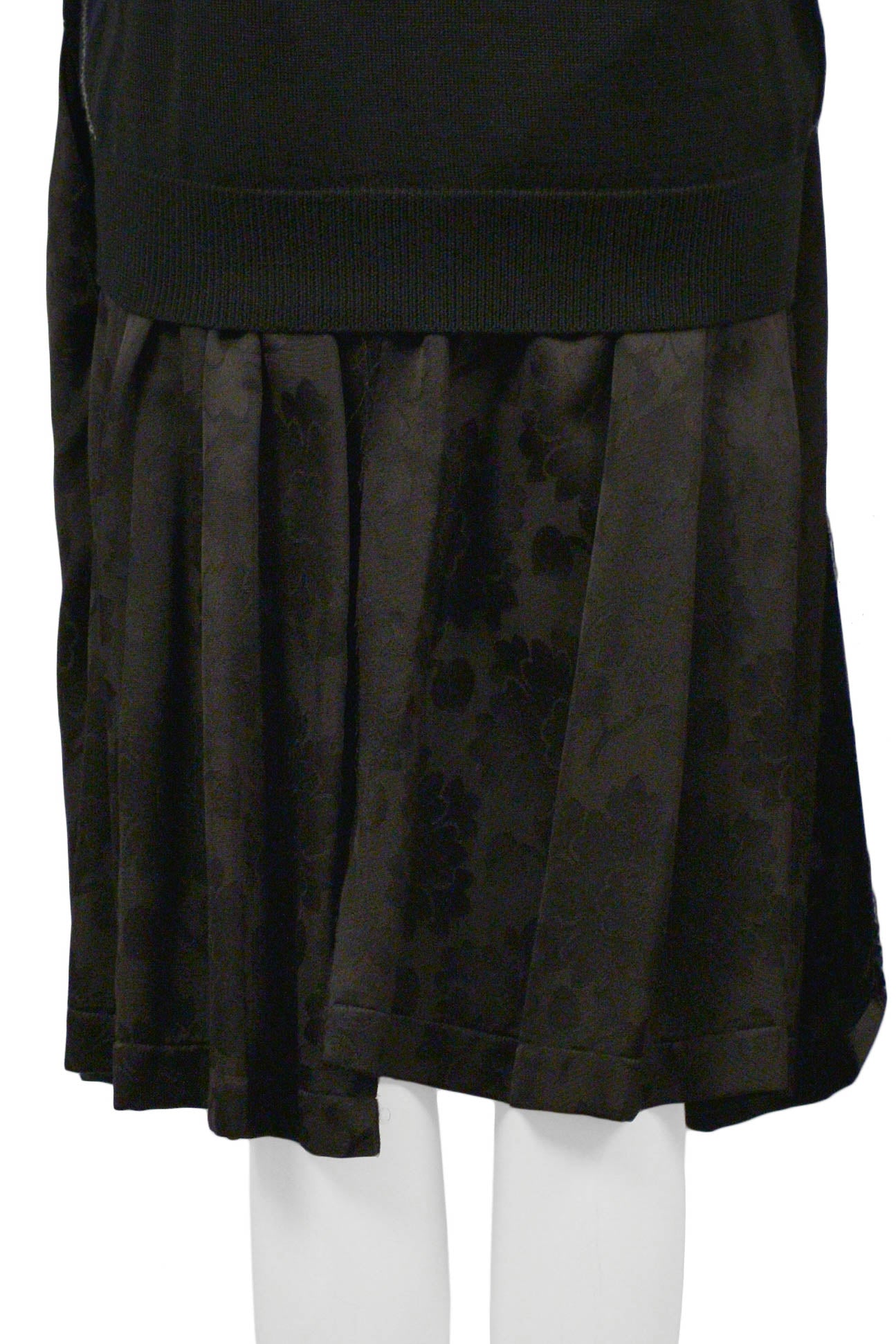 COMME DES GARCONS ARGYLE SWEATER WITH DRESS ATTACHED 2006