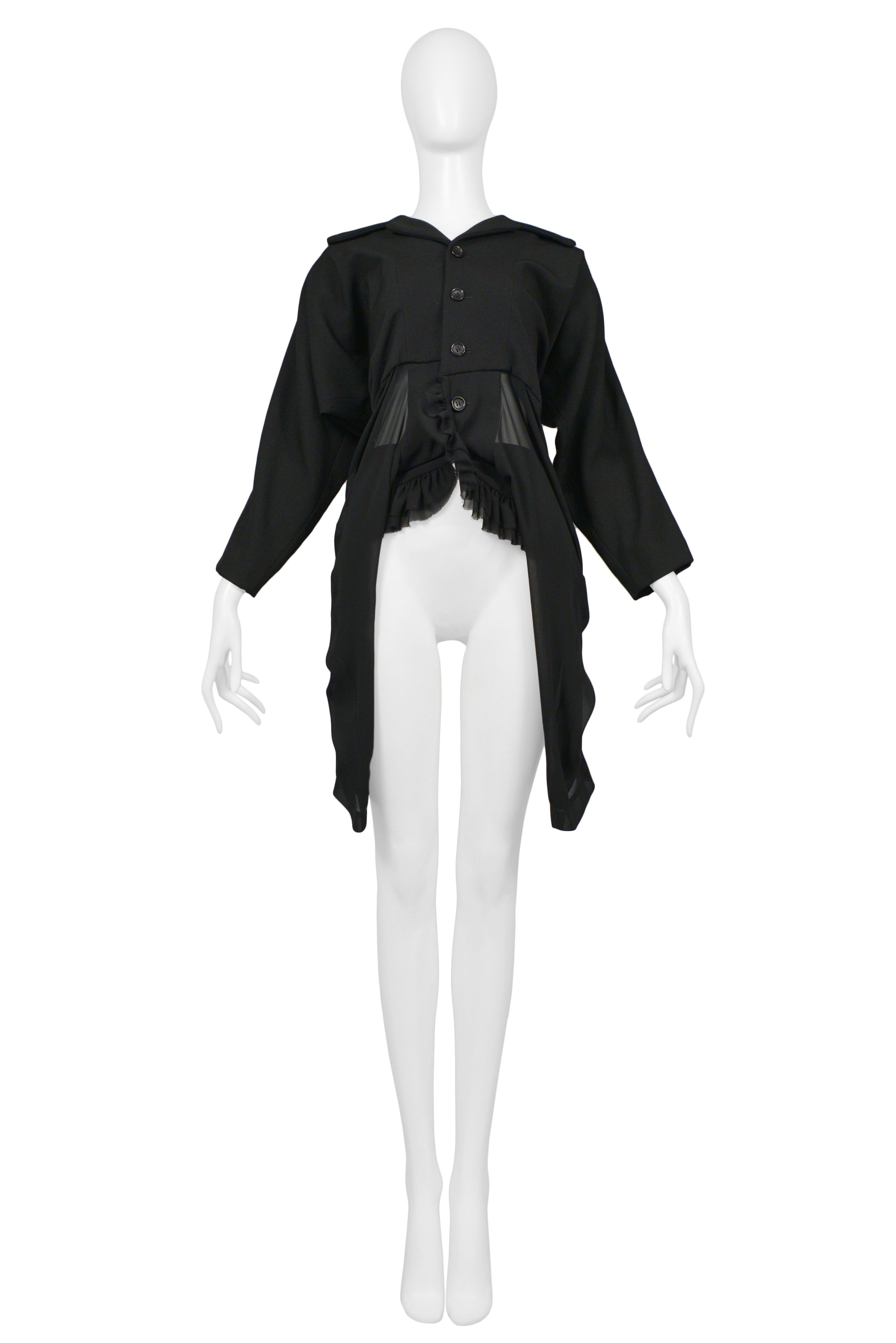 CDG_BLACK_RUFFLE_JACKET_FRONT.
