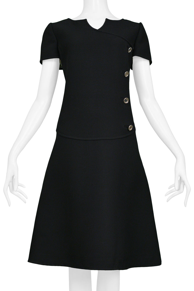 Gabriella Dress - Black - Merino Wool - Sézane