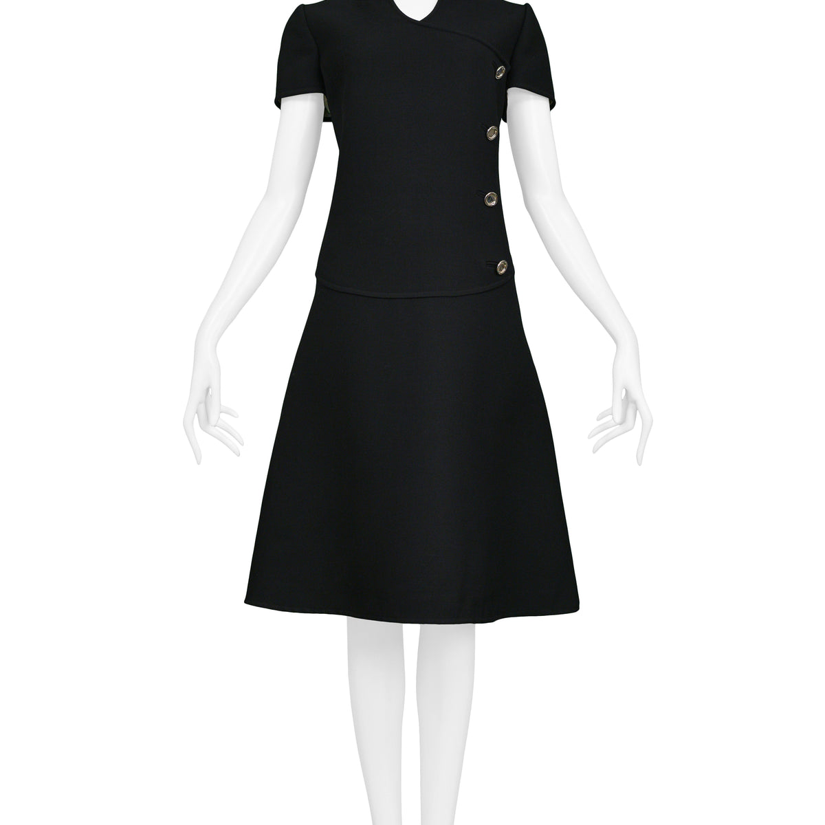 black mod dress Leary Draped One-Shoulder Gown – Tadashi Shoji Official Online Boutique main image 1