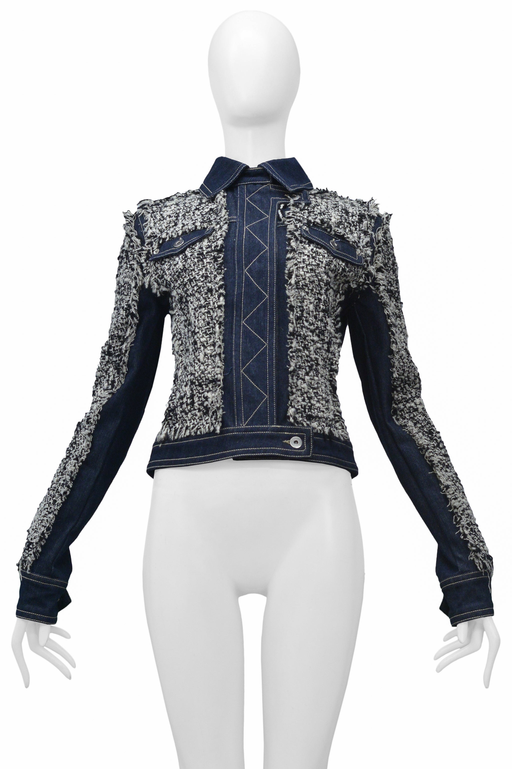 GIANFRANCO FERRE ニット ノーカラージャケット アニマル FERREDENIMJACKET.jpg?v=1641605748