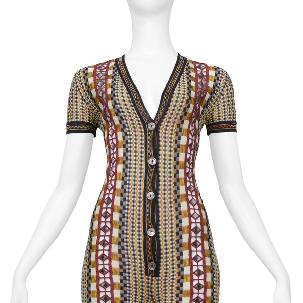 JEAN PAUL GAULTIER AW1990 CUTOUT KNIT ROMPER