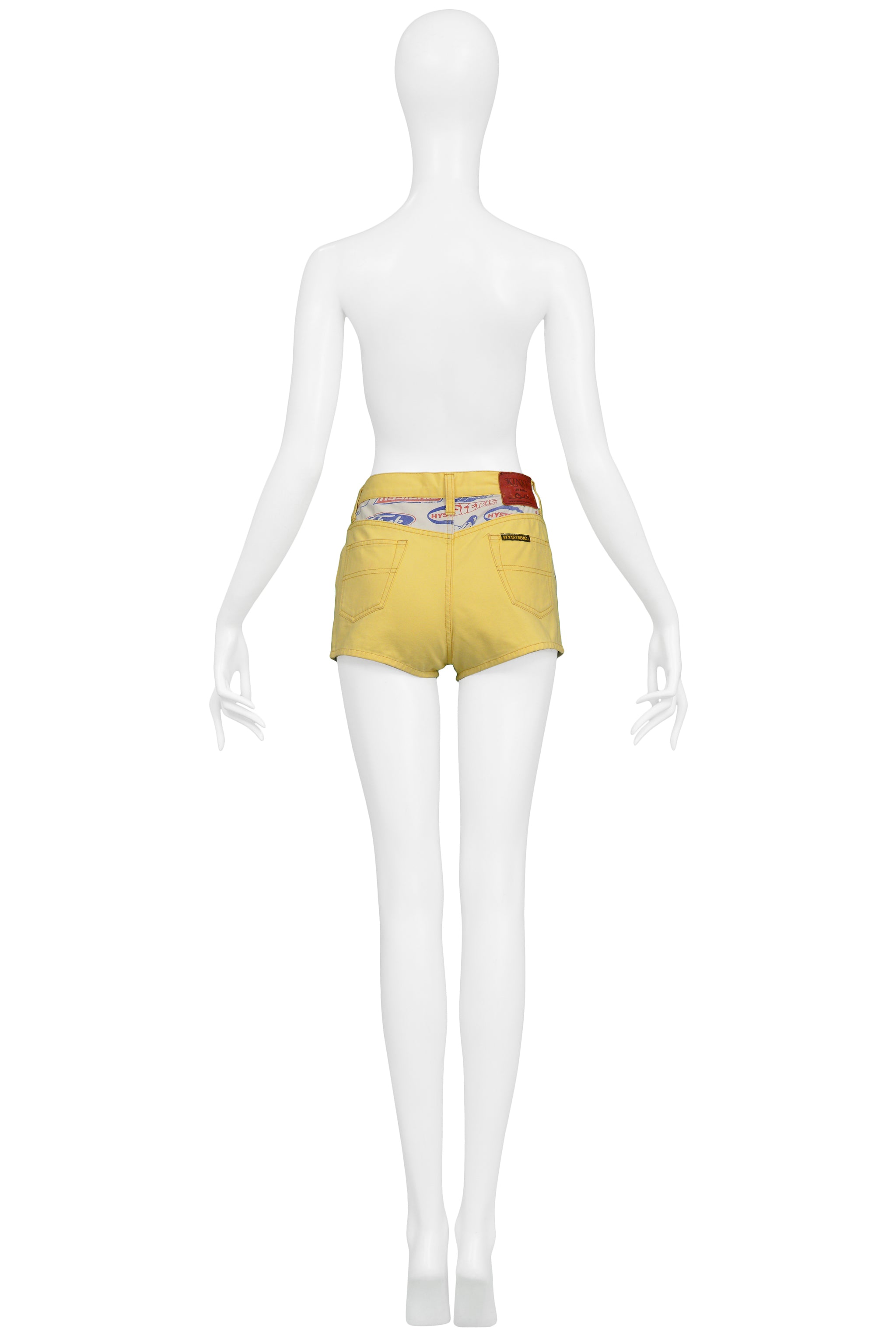 HYSTERIC GLAMOUR TRUCKER SHORT SHORTS