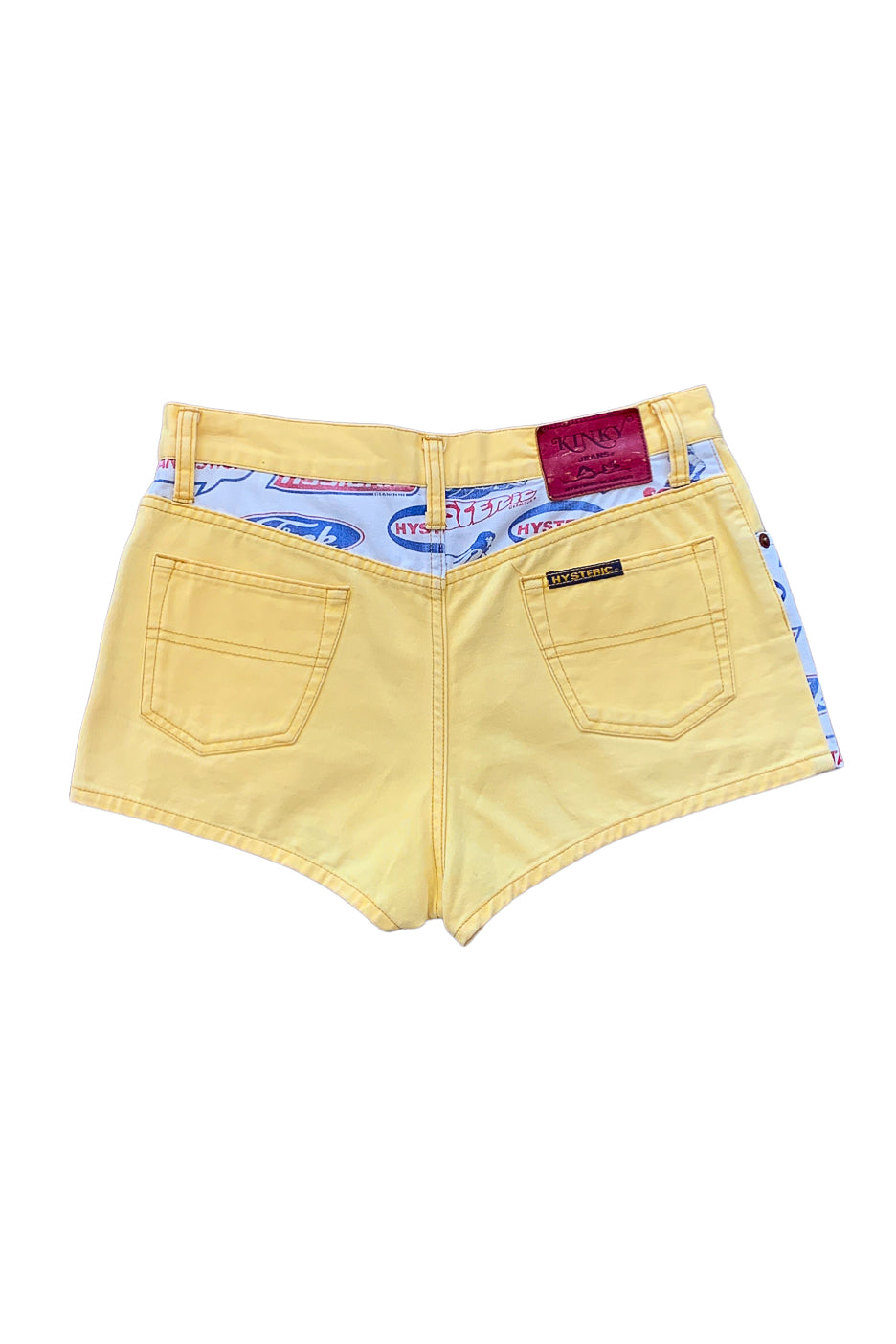HYSTERIC GLAMOUR TRUCKER SHORT SHORTS