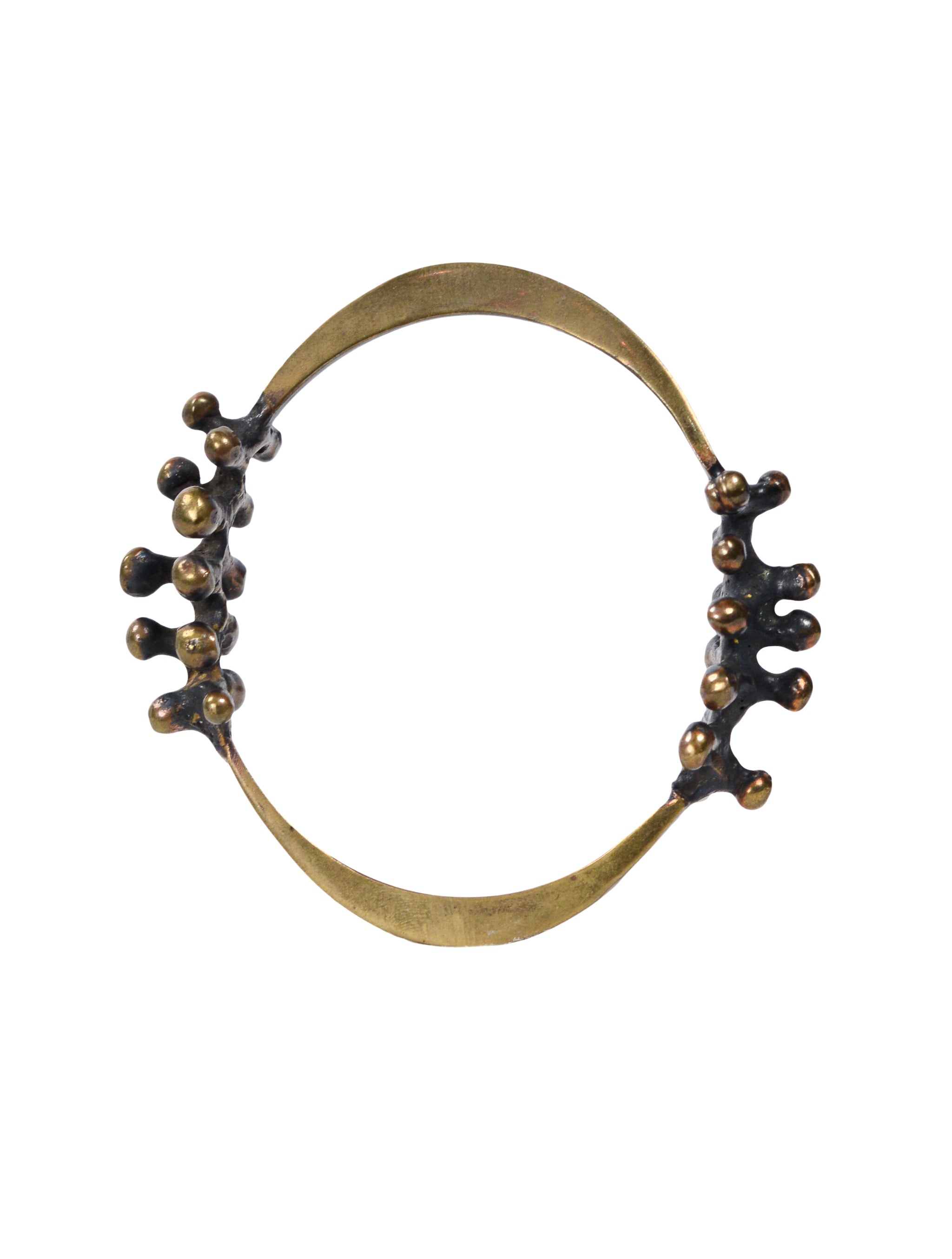 JACK BOYD BRUTALIST BRONZE DOUBLE SPORE BRACELET