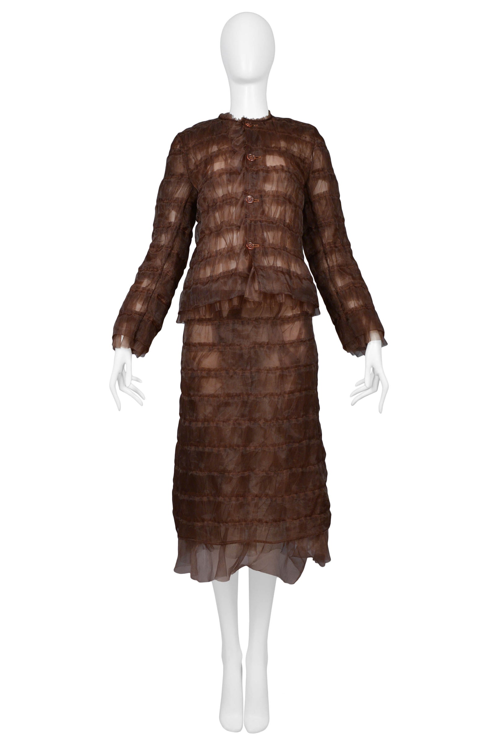 大人気新品をすべて JUNYA_2000_RUFFLE_ENSEMBLE_FRO フォーマル・ドレス・スーツ