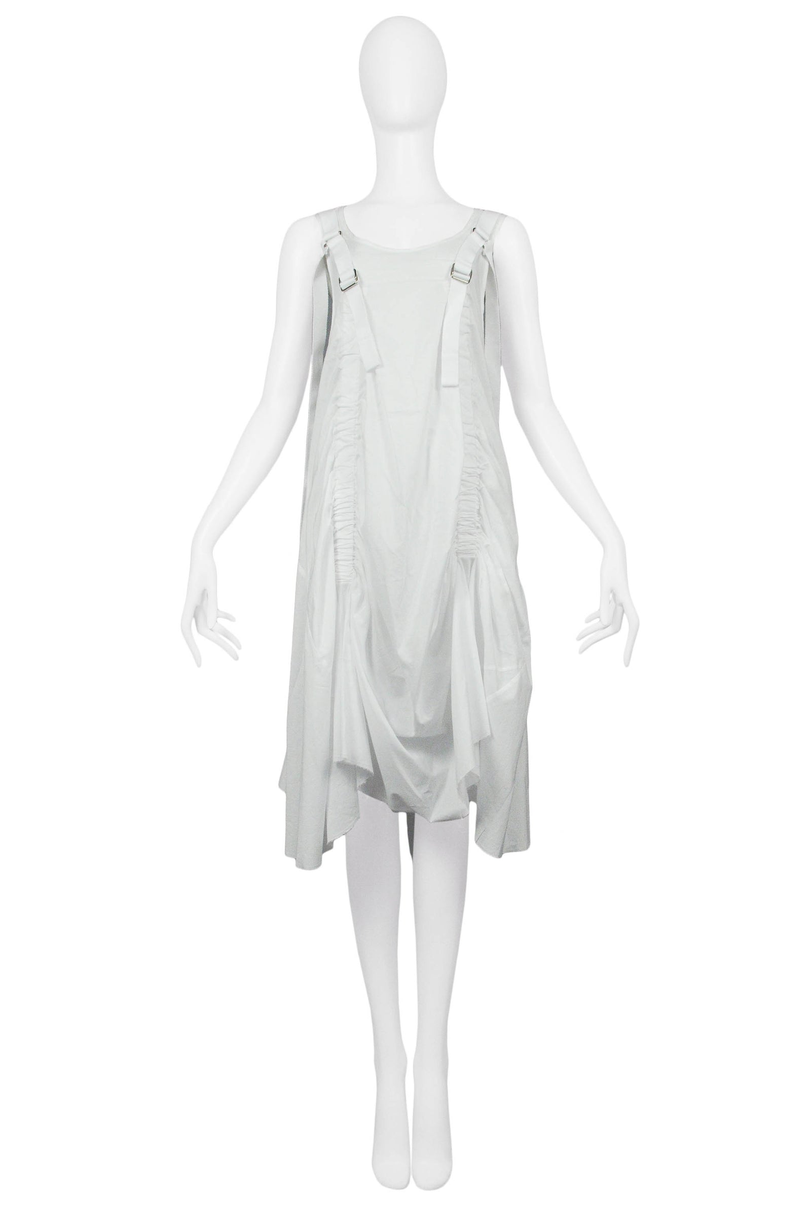 JUNYA WATANABE WHITE PARACHUTE BACKPACK DRESS 2003