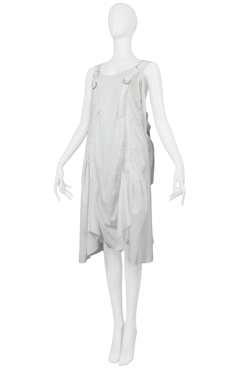 JUNYA WATANABE WHITE PARACHUTE BACKPACK DRESS 2003