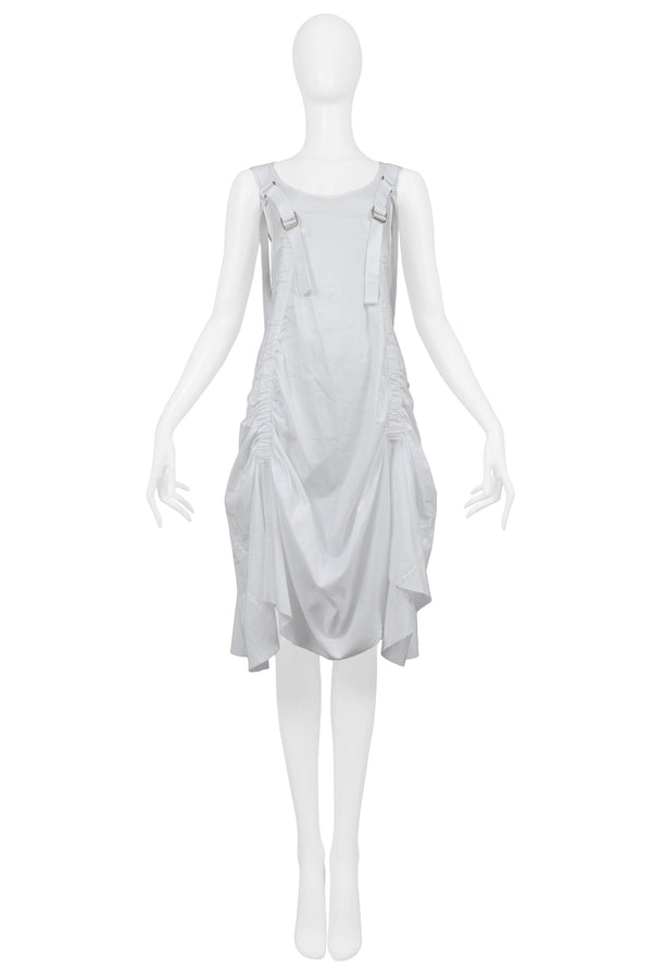 JUNYA WATANABE WHITE PARACHUTE BACKPACK DRESS 2003
