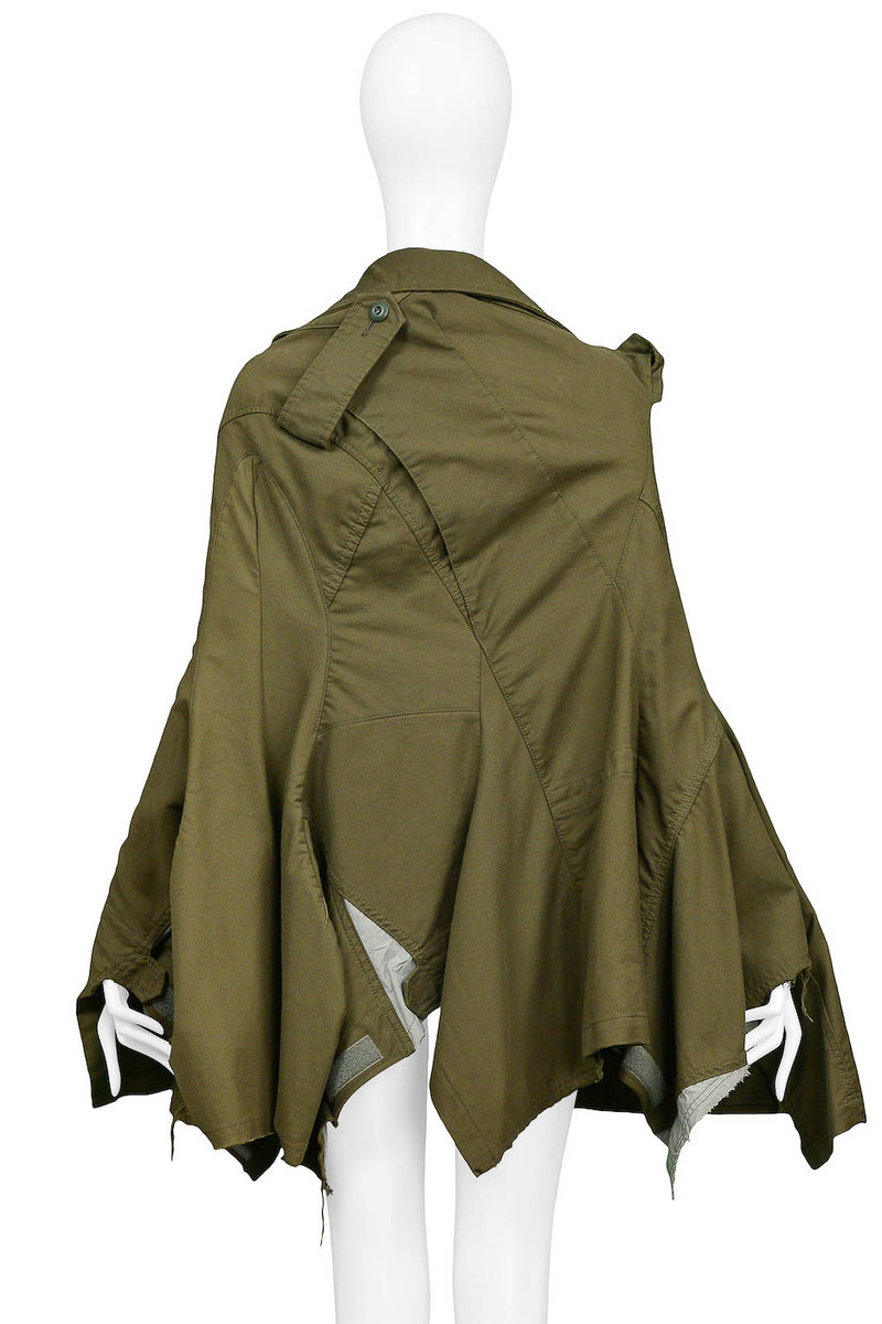 JUNYA DECONSTRUCTED MILITARY INSPIRED CAPE 2006