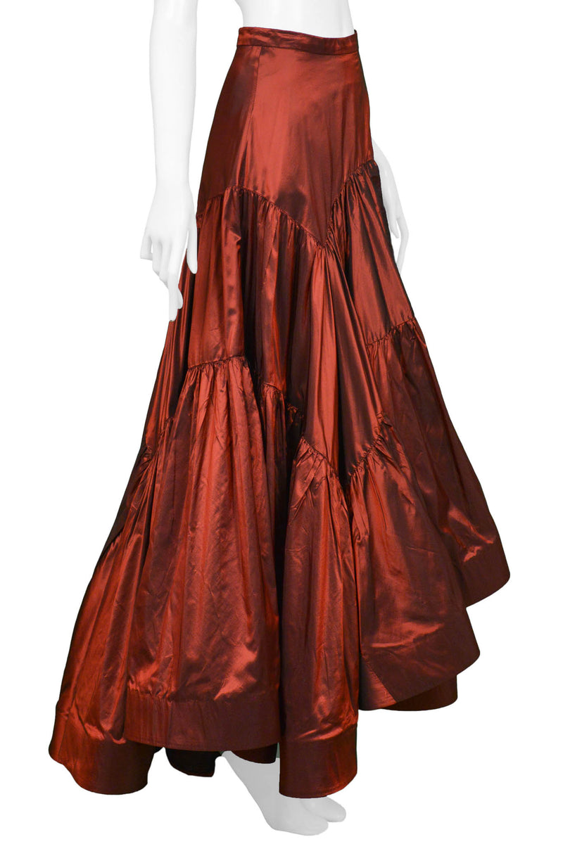 KATY RODRIGUEZ RED BALL GOWN SKIRT