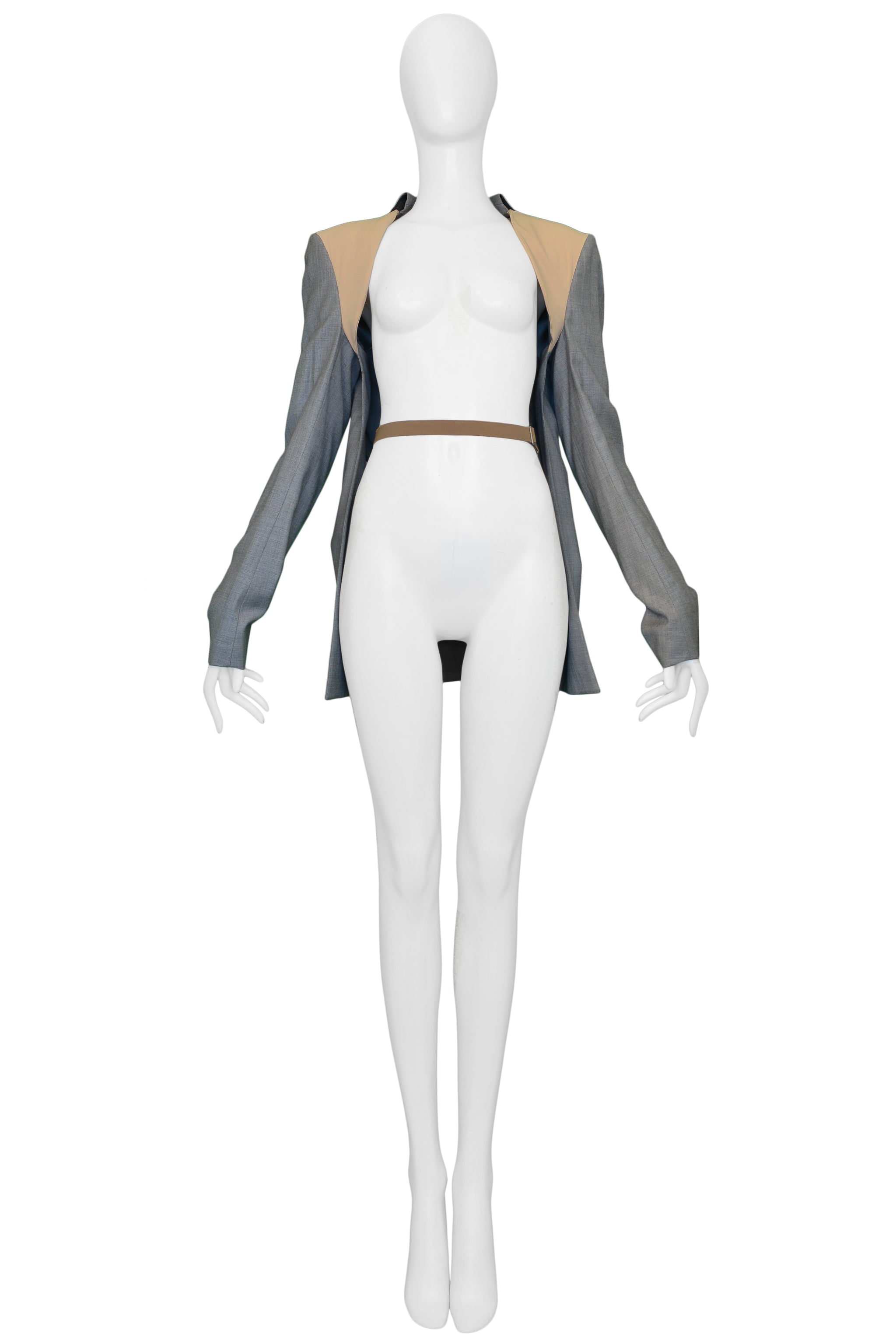 MARGIELA GREY DECONSTRUCTED BLAZER