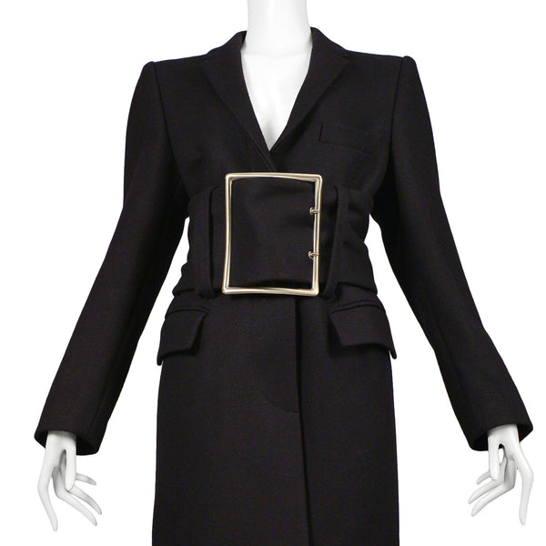 ICONIC MARTIN MARGIELA RUNWAY BUCKLE COAT 1996
