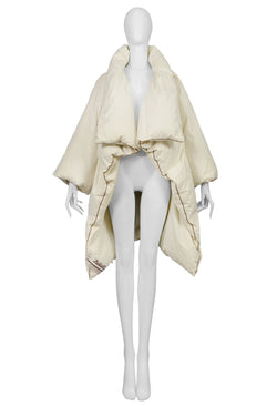 MAISON MARTIN MARGIELA ARTISANAL WHITE DUVET COAT 1999