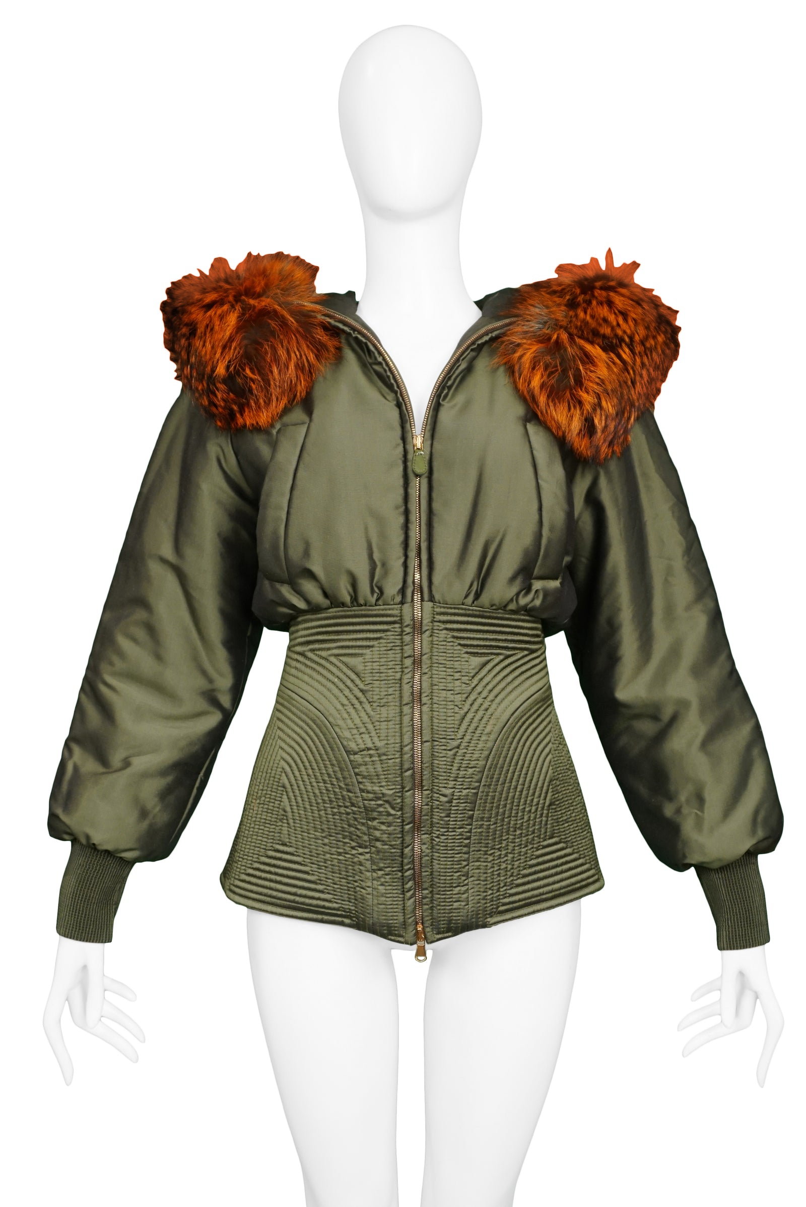 希少になる MCQUEEN_GREEN_2007_MILITARY_BO ジャケット・アウター