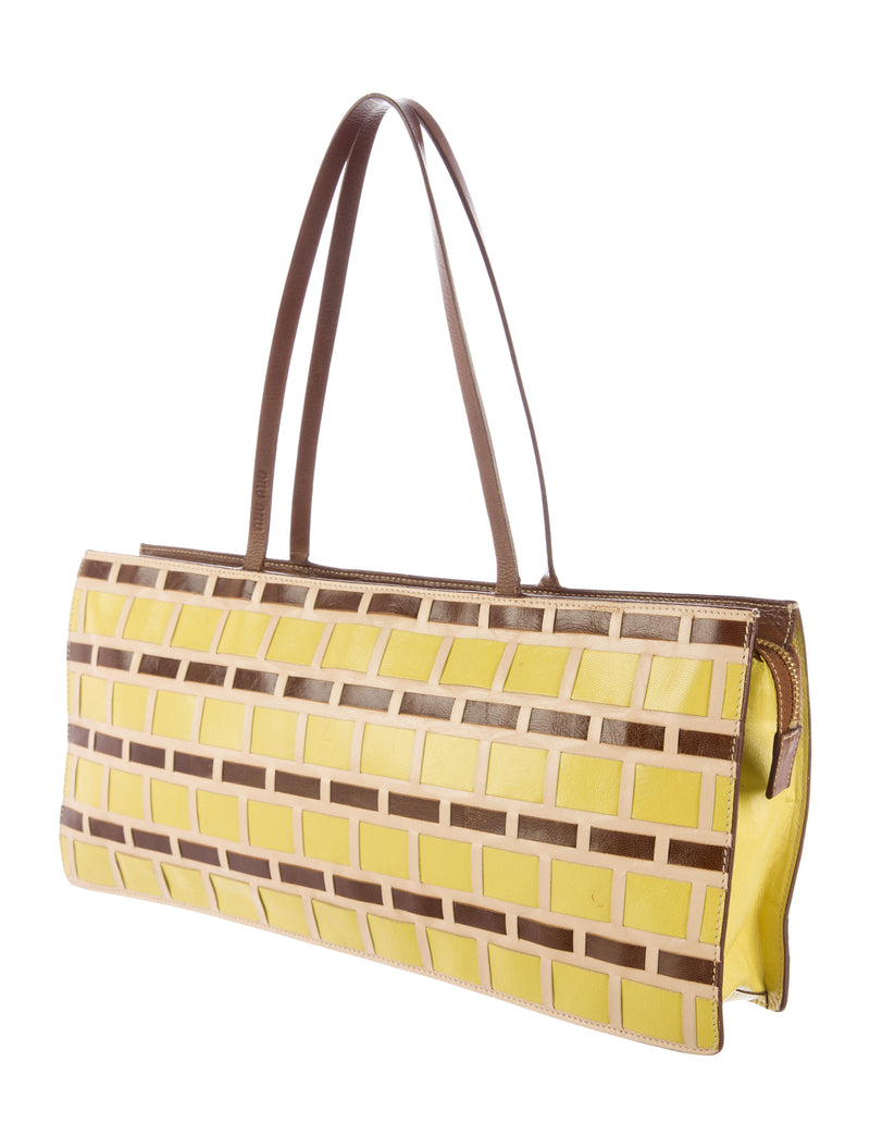 Prada Yellow Leather Mini Bag at 1stDibs  prada yellow bag, prada yellow  handbag, mini yellow prada bag