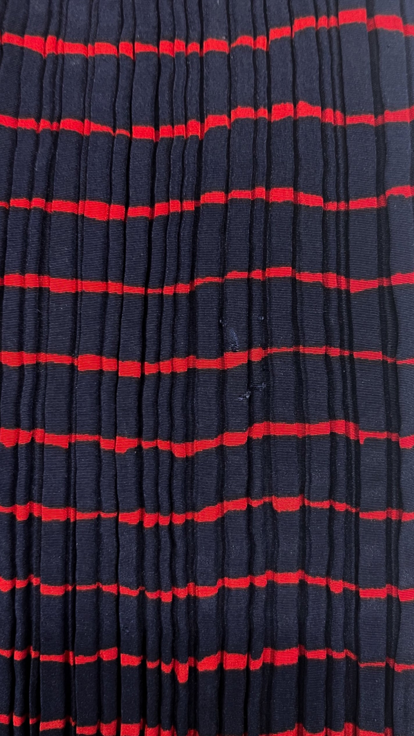 ISSEY MIYAKE NAVY & RED PLEATS PLEASE BACKPACK BAG