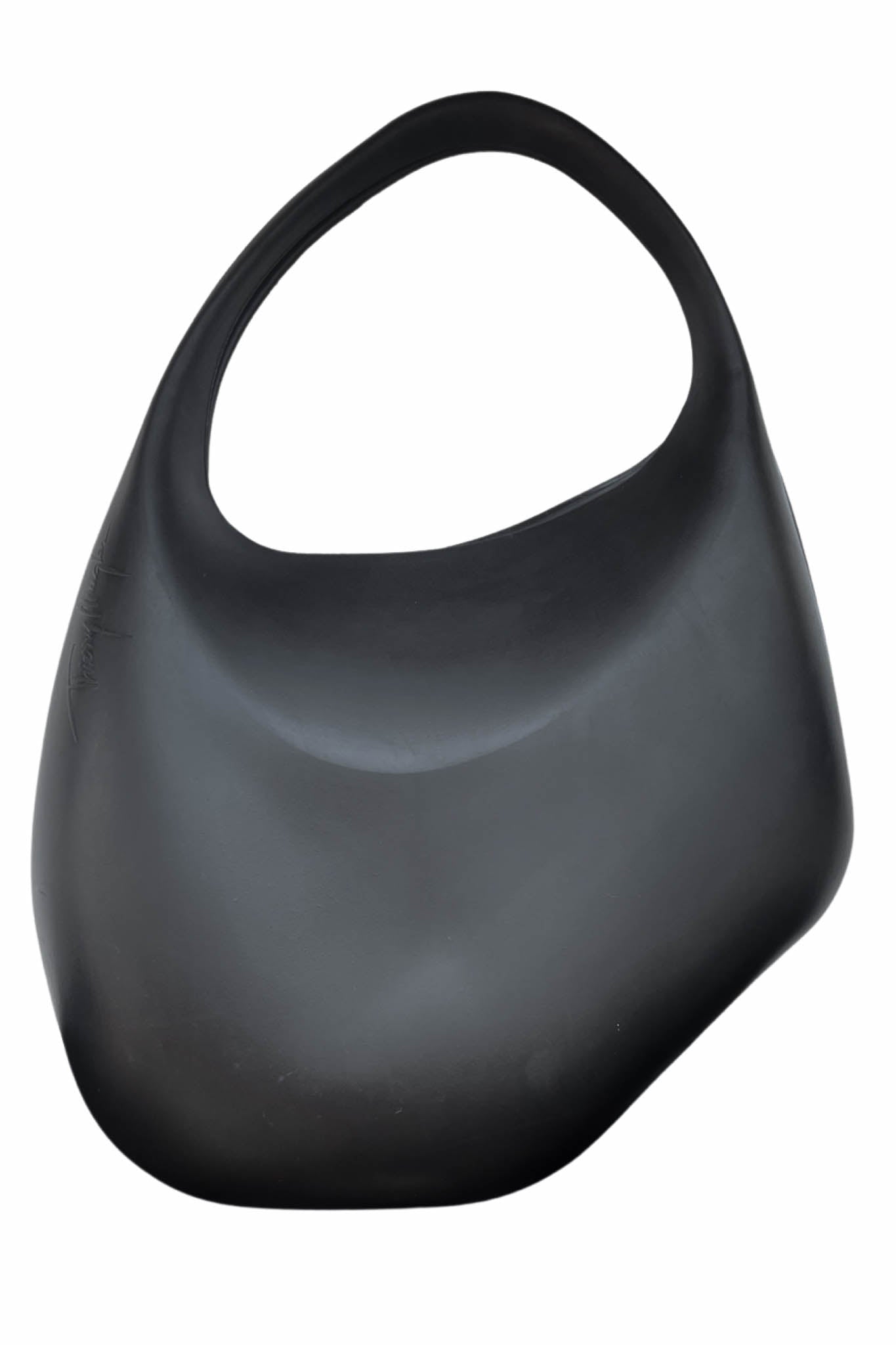 THIERRY MUGLER BLACK RUBBER BAG