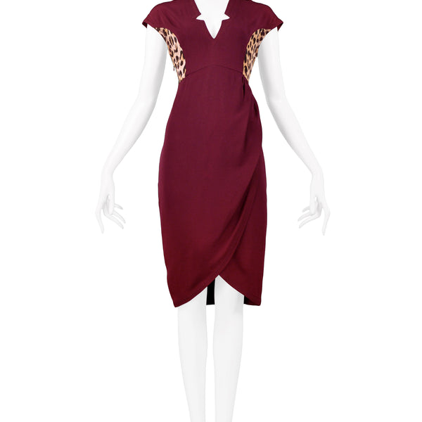 OZBEK_LEOPARD_INSERT_DRESS_W__