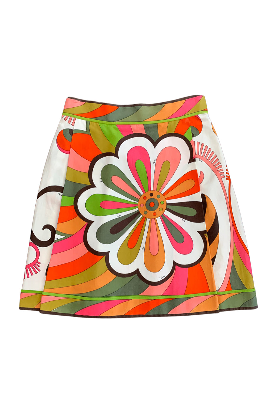 Emilio Pucci Vintage Buttercups Floral Skirt