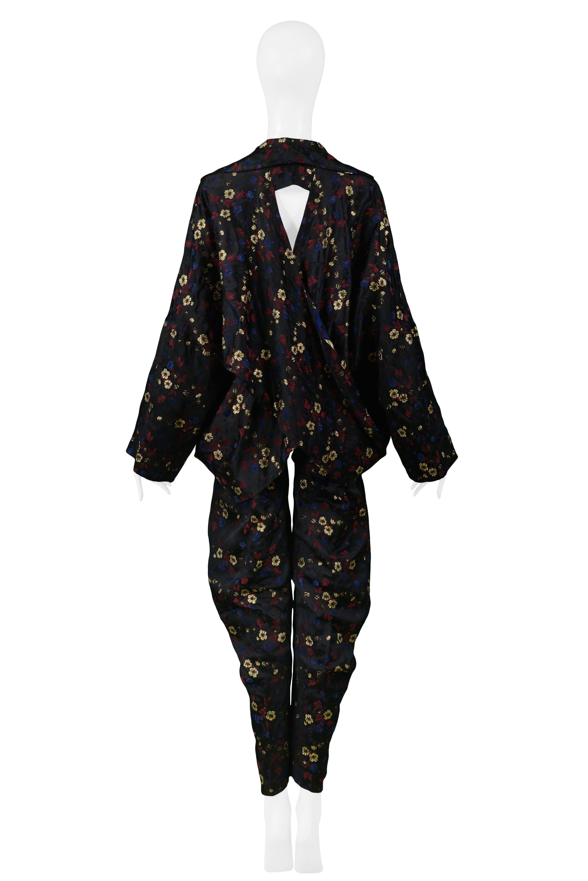 RACHEL AUBURN FLORAL ENSEMBLE 1980S