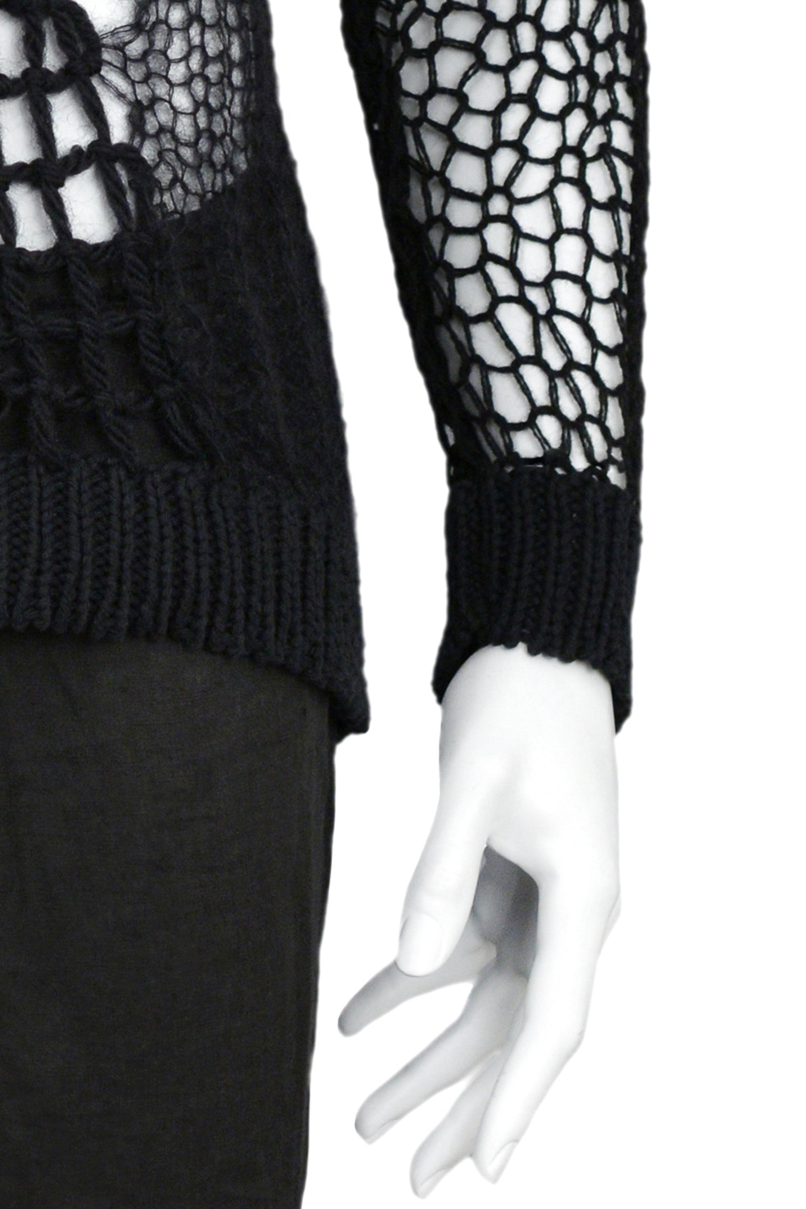 RAF BLACK COBWEB SWEATER 1998-99