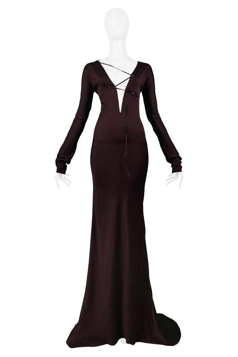 GUCCI BY TOM FORD ICONIC GOTHIC GOWN 2002